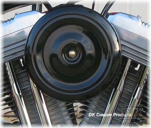 Complete Black Bobber Style HiFlow 606 Air Cleaner All Twin Cam Dyna Softail Touring DK Custom High Flow Harley Davidson performance air cleaner 606 intake kit K&N EBS External Breather System TBW Cable Operated