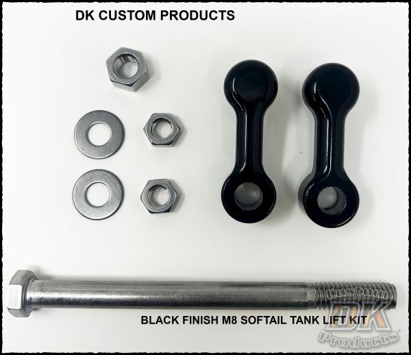 Milwaukee-Eight Harley-Davidson  Tank lift kit bike runs cooler motorcycle M8 softail heritage deluxe fat boy springer cross bones night train deuce DK  Custom Products Rocker MADE IN THE USA blackline dark custom