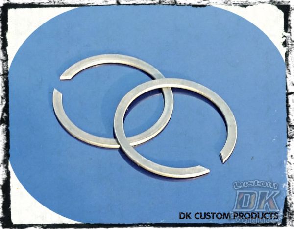 DK Custom Pair of Harley Exhaust Circlips retaining clips Sportster - Evo - Twin Cam Harley