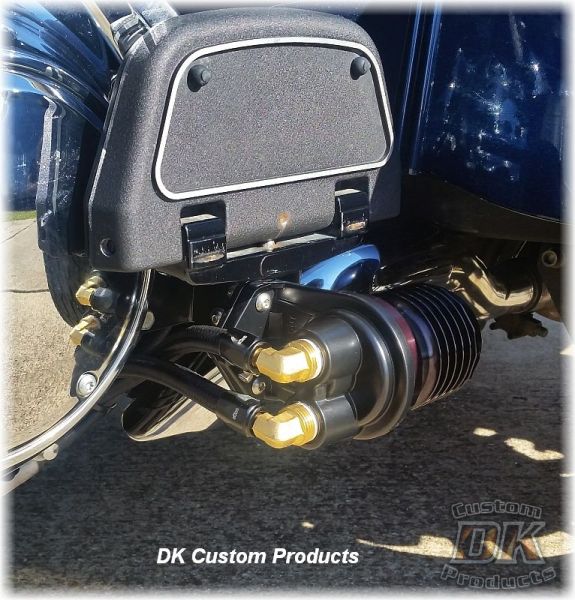 Black Hose Finishers Covers for Breather & Oil Hose Lines DK Custom Products Harley Davidson Premium Discrete Magna Clamp