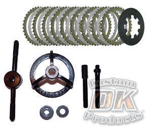 High Performance Clutch Kit w/ Extra Plate  & Tool for Harley DK Custom Products Energy One Big Twin Sportster Buell Evo BT Race