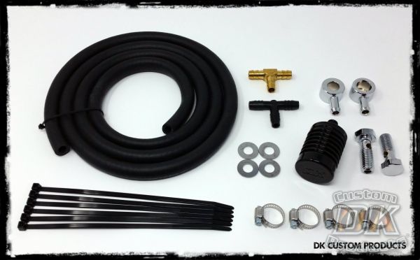 Premium Discrete External Breather System Harley 4 Stage Catch Can EBS Sportster Sporty oil catch can