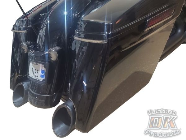 50 CAL- SLIP-ON MUFFLERS-HD-TOURING BLACK 95-UP