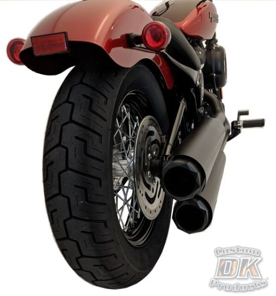TAB Performance M8 Softail Long Chrome Tip Compatible Exhaust Pipes