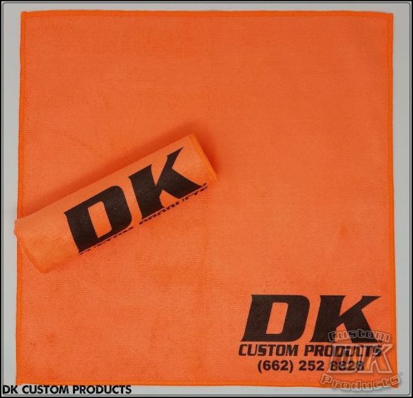 DK Custom Products Lint Free Microfiber Towel Motorcycle Harley Paint Chrome
