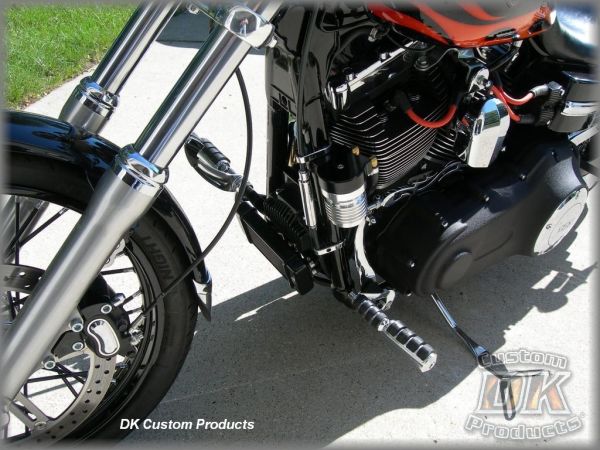 LowMount Oil Cooler System for Harley-Davidson Dyna Models DK Custom High Flow Performance Dyna Cooler Running Motor Jagg HD 10 row Black