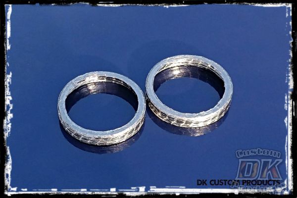 DK Custom Pair of Exhaust Gaskets for Harley Sportsters & Twin Cams Sportster - Evo - Twin Cam Harley