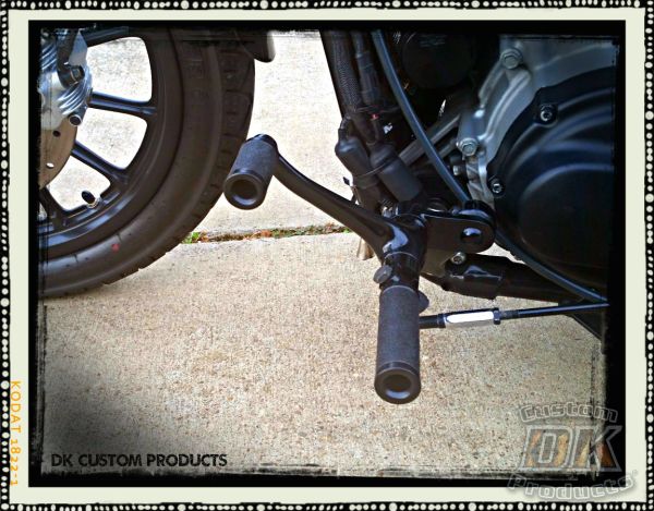 Sano Aluminum Gripper Shift Shifter Peg For Harley Davidson DK Custom Grip Tape Heel Rest Shifter Foot Peg