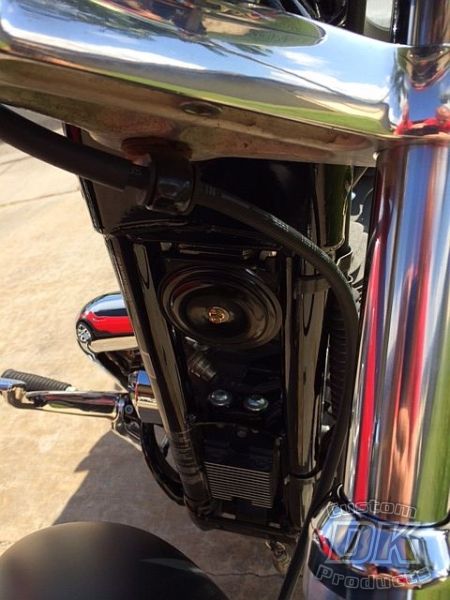 Chrome Motorcycle Horn 105 dB w/ Wire extension & Bracket DK Custom Harley Davidson Sportster Loud
