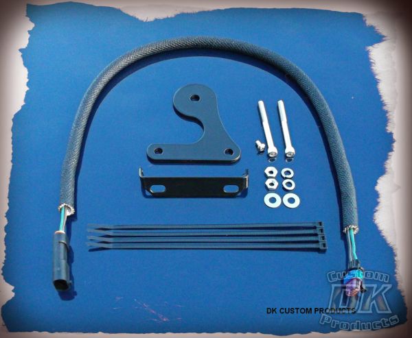 Harley-Davidson 2007-Up Touring Coil Relocation Kit Plug-N-Play DK Custom Harley-Davidson EFI BETTER LOOK ~ BETTER AIR-FLOW Black POWDER COAT Finish