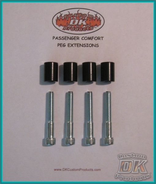 DK Custom Passenger Comfort Foot Peg Extensions 1