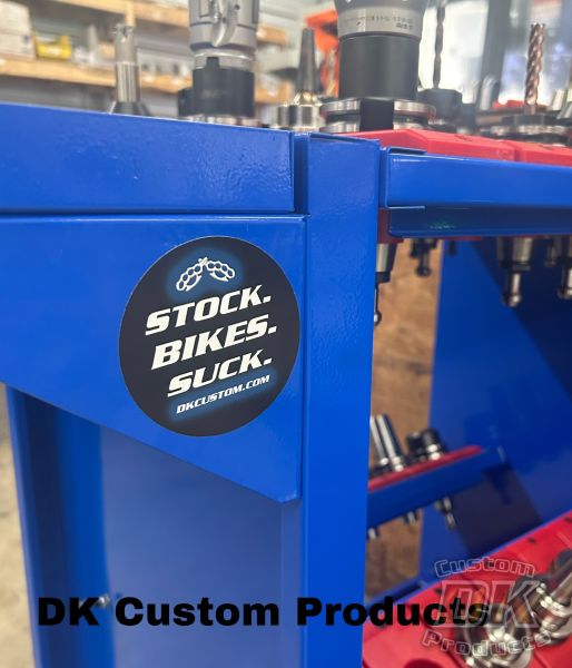 DK Custom Stickers STOCK BIKES SUCK Weatherproof, UV Resistant, Vinyl Stickers, Printed in the USA!