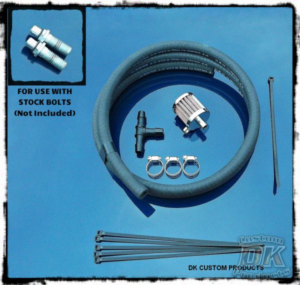Harley Davidson Stealth External Breather System Sportster & Big Twin Evo DK Custom Outlaw air cleaner EBS Roadster  high flow M-8 milwaukee-eight softail twin cam dyna 72 48 Big twin evo nighster iron