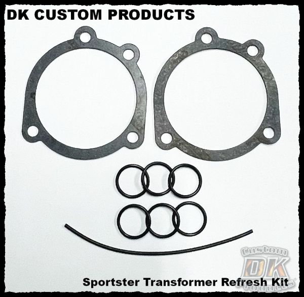 Harley Davidson Transformer External Breather System Sportster & Big Twin Evo DK Custom Outlaw air cleaner EBS Roadster  high flow M-8 milwaukee-eight softail twin cam dyna 72 48 Big twin evo nighster iron catch Can Refresh Kit