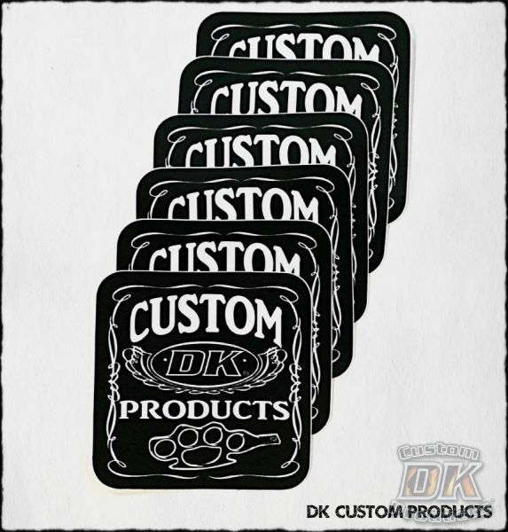 DK Custom Products Vinyl Stickers Knuckle Harley-Davidson