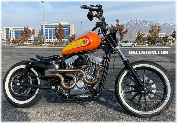 Twin Cam 883 Evolution Engine Best Harley-Davidson Exhaust Pipes