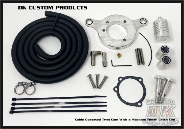 Premium Catch Can EBS SysTransformer™ External Breather System EBS For Harley Twin Cam 4 Stage Catch Can EBS Twin Cam TCtem Harley Twin Cam DK Custom External Breather System Sportster & Big Twin Evo Roadster  High Flow M-8 Milwaukee-Eight Softail Twin Ca