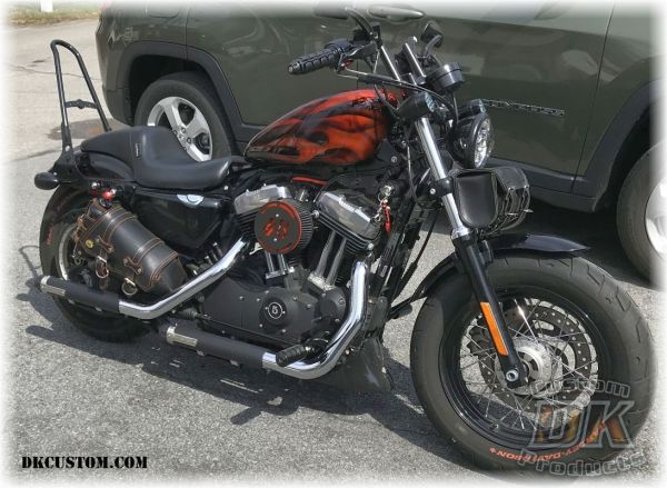 Harley Sportster HiFlow 587 Air cleaner 48 in 3-D Flake K&N Filter