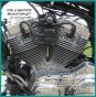 04-06 Coil and Ignition (Key) Relocation Kit DK Custom better air flow runs cooler Sportster Roadster 72 48 Nightster