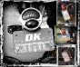 DK Custom License Plate Bracket - Horizontal Mount Tail Light Harley Sportster Dyna Softail left OR right side