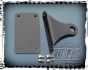 DK Custom Products Harley Sportster Dyna Softail License Plate Relocation Bracket 22LR LED Tail Light Brake