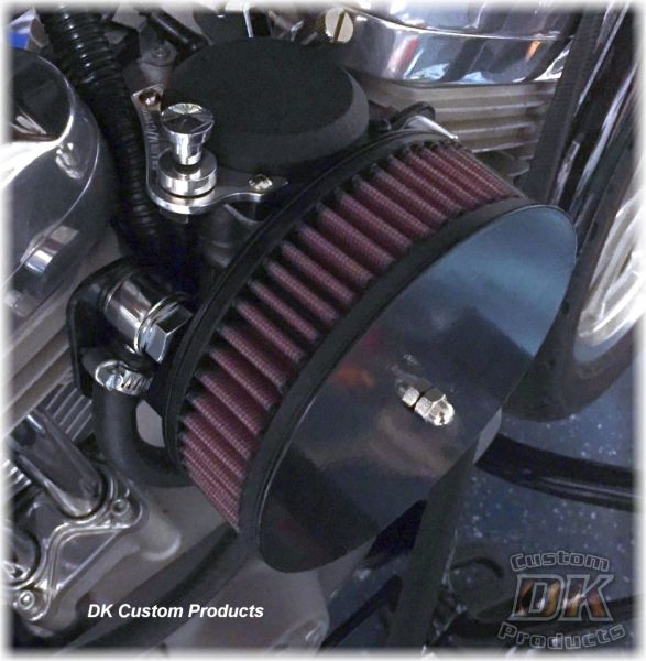 Premium Discrete Breather System Twin Cam Touring Softail Dyna DK Custom Harley Davidson High Flow EBS Outlaw M-8 Milwaukee-Eight Stage I Trike Tri Glide Freewheeler