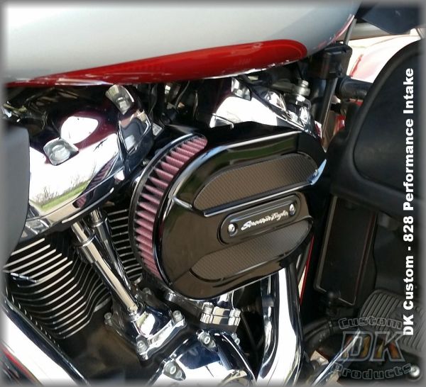 Harley intake cover outlet
