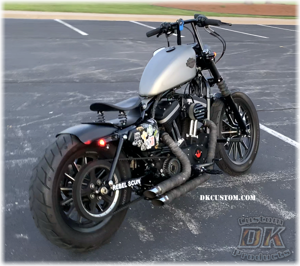 Stealth External Breather System Harley Sportster Big Twin Evo DK Custom