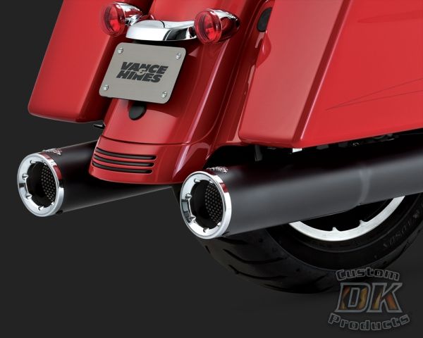 【DISCERNMENT】Holiday check muffler Harley Davidson Chrome Touring Mufflers 80463-06 Fits