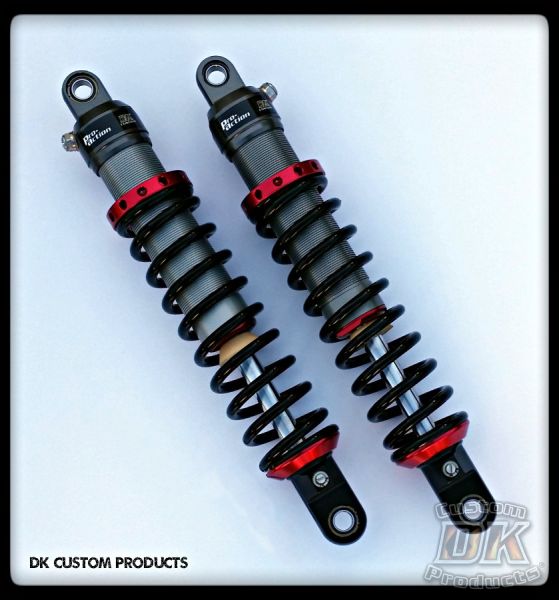Pro Action DK Custom 14 Max Travel Harley Touring Shocks Harley Davidson