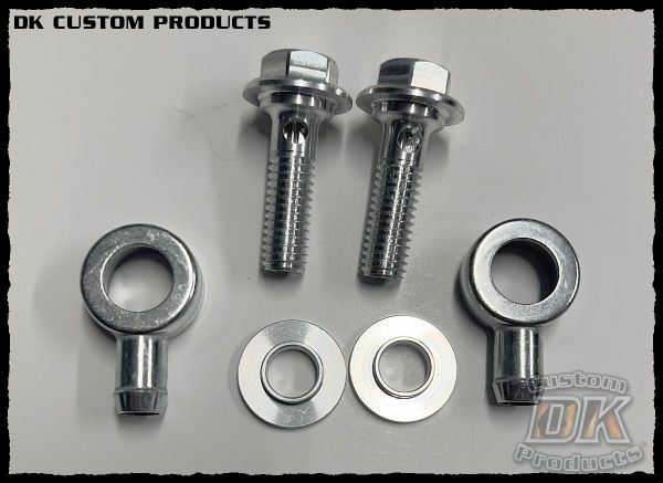 Discrete Banjo Bolts Banjo s and Washers for External Breather System For Twin Cam Milwaukee Eight Engines