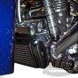 LowMount Oil Cooler System HarleyTouring Models 1984-2008 Harley-Davidson Motorcycles DK Custom High Flow Performance Softail Touring Trike Freewheeler Big Twin Evo Milwaukee Eight Sportster  Cooler Running Motor Jagg HD Black 