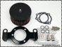 Complete HiFlow 425 Air Cleaner Wrinkle Black for Sportsters Harley Davidson High Flow Air cleaner  DK Custom Nightster Iron 48 Custom Low SuperLow Stage I K&N EFI Carbureted