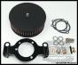 Complete HiFlow 587 Air Cleaner Wrinkle Black for Sportsters Harley Sportster Harley Davidson High Flow Air cleaner DK Custom Nightster Iron 48 Custom Low SuperLow Bobber Stage I K&N EFI Carbureted Complete High Performance