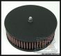 Complete HiFlow 587 Air Cleaner Wrinkle Black for Sportsters Harley Sportster Harley Davidson High Flow Air cleaner DK Custom Nightster Iron 48 Custom Low SuperLow Bobber Stage I K&N EFI Carbureted Complete High Performance