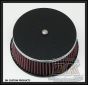 Wrinkle Black Air Cleaner Cover Outlaw High Flow 606 Air Cleaner Harley Davidson DK Custom Stage I