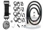 LowMount Oil Cooler System for Harley-Davidson Dyna Models DK Custom High Flow Performance Dyna Cooler Running Motor Jagg HD 10 row Black