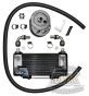 LowMount Oil Cooler System for HarleyTouring Models 2009-Up Harley-Davidson Motorcycles DK Custom High Flow Performance Softail Touring Trike Freewheeler Big Twin Evo Milwaukee Eight Sportster  Cooler Running Motor Jagg HD Black 