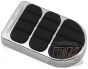 DK Custom Chrome ISO Brake Pedal Pad For Harley Dyna Softail Kuryakyn larger pedal for better braking control
