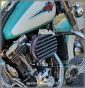 Black Finned Cover for DK Custom Harley Stage I IV Sportster Dyna Softail Bagger Trike 828 Outlaw High Flow HiFlow Air Cleaner Twin Cam M8 