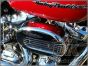 DK Custom Outlaw HiFlow 828 Intake Air Cleaner Stage I Chrome Speed Fin