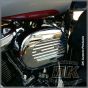 Chrome Speed Fin Cover for DK Custom Outlaw 828 Intake Stage I Air Cleaner