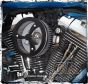 Black Cyclone Cage Transparent cover Outlaw  HiFlow 587 Air cleaner Sportster Harley Davidson High Flow Air cleaner DK Custom Nightster Iron 48 Custom Low SuperLow Stage I K&N EFI Carbureted Complete High Performance