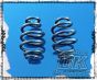 DK Custom OUTLAW BARREL SPRINGS Solo Seat Suspension Heavy Duty Chrome Black any bobber, chopper, Harley, Sportster Motorcycle