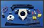 DK Custom Harley Sportster Billet DLX Coil Relocation Push-Button LED Ignition Switch