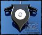 DK Custom Harley Sportster Billet DLX Coil Relocation Push-Button LED Ignition Switch