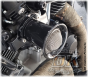 Black Outlaw Velocity Stack Intake Twin Cam Complete System Harley Davidson DK Custom Cable Operated  External Breather system EBS High Flow Performance Dyna Softail touring Trike Freewheeler