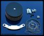 Sano Black Complete HiFlow 606 Air Cleaner Dyna Softail Touring System HD All Twin Cams Dyna Softail Touring DK Custom High Flow Harley Davidson performance air cleaner 606 intake kit K&N EBS External Breather System TBW Cable Operated