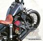 Black Bobber Style Complete HiFlow 587 Air Cleaner Twin Cam DK Custom Harley Davidson Outlaw Air Cleaner Systems Complete EBS High Flow M-8 Milwaukee-Eight Softail Twin Cam Dyna  Touring Trike Freewheeler  Big Twin Stage I TBW Throttle By Wire