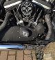 DK Custom Harley Black Flying Knuckle Foot Pegs For Harley-Davidson Grip Highway Passenger pegs sportster dyna softail touring Handmade in the USA